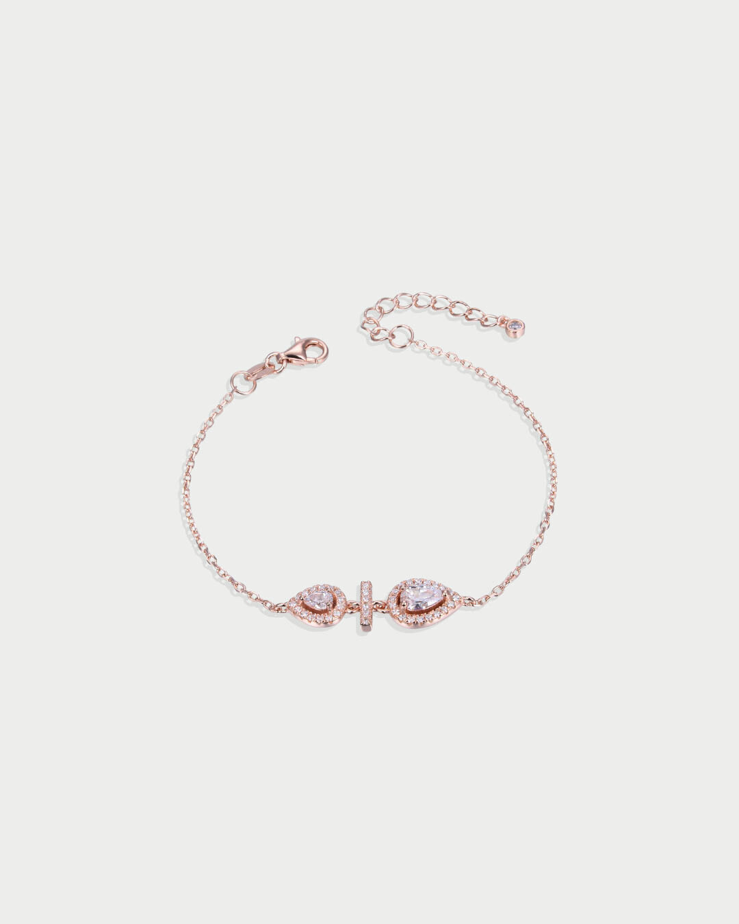 Bracelet opposite Infini Poire - ROSE