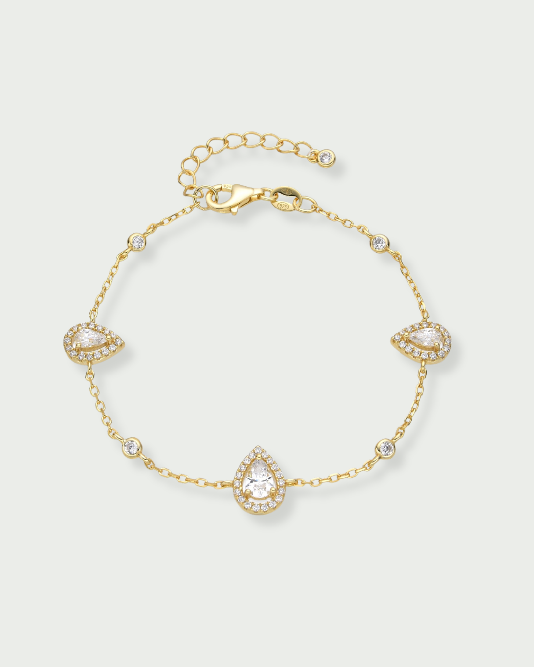 Bracelet Trio Infini Poire - DORÉ