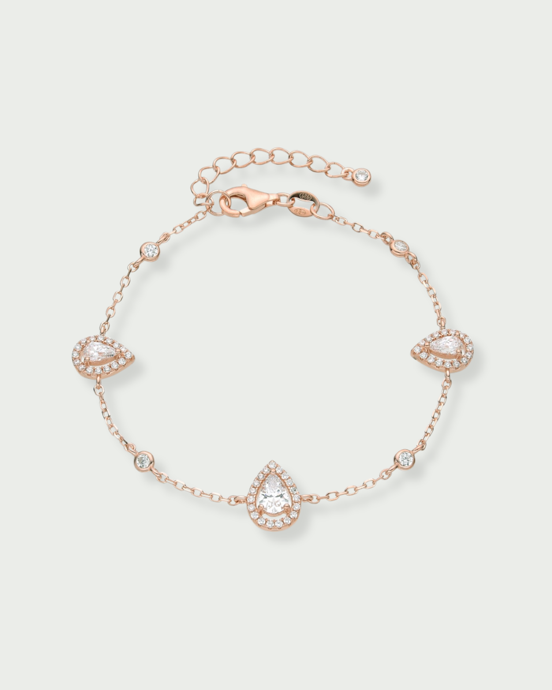 Bracelet Trio Infini Poire - ROSE