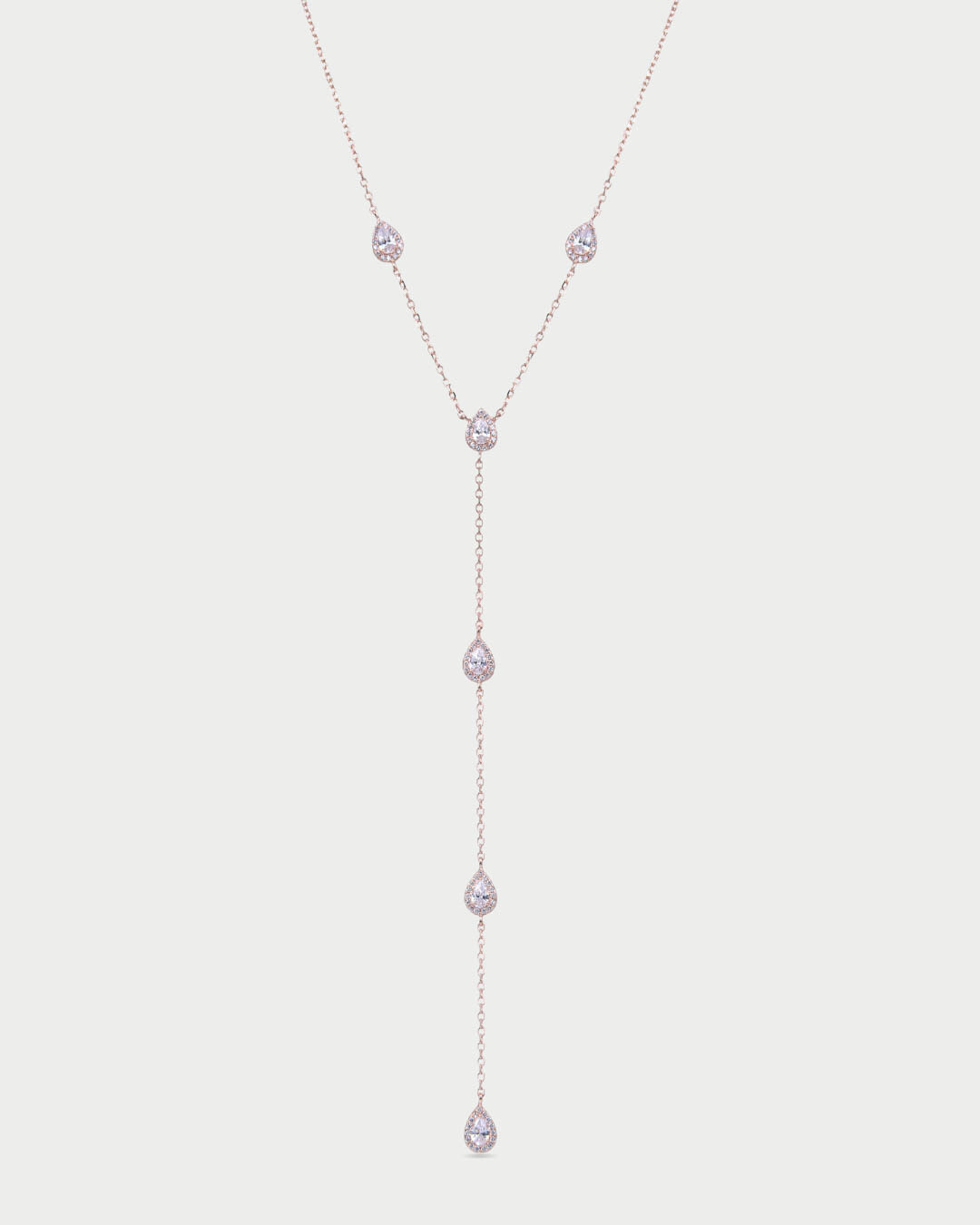 Sautoir Infini Poire - ROSE