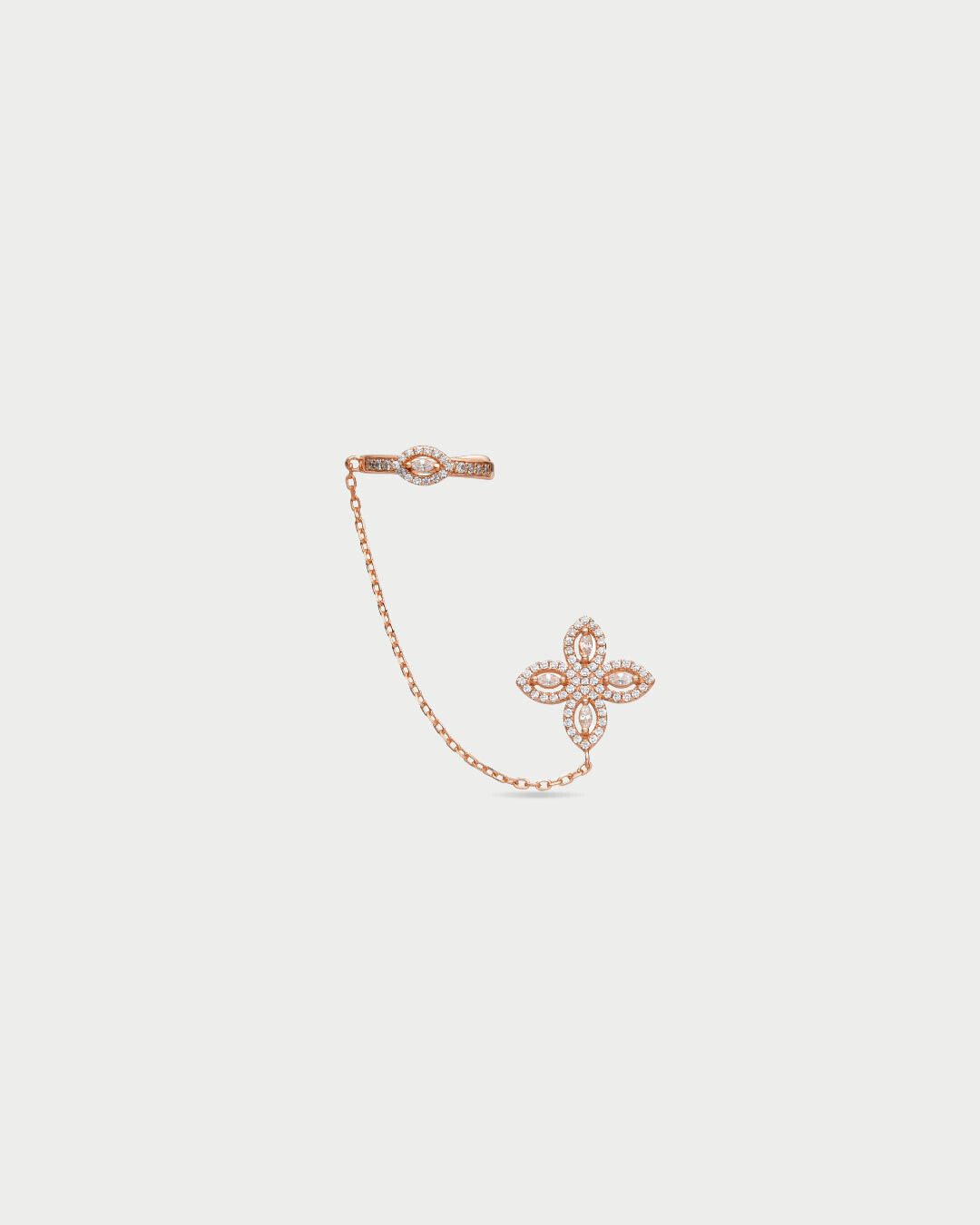 Mono boucle Fleur Éternelle - ROSE