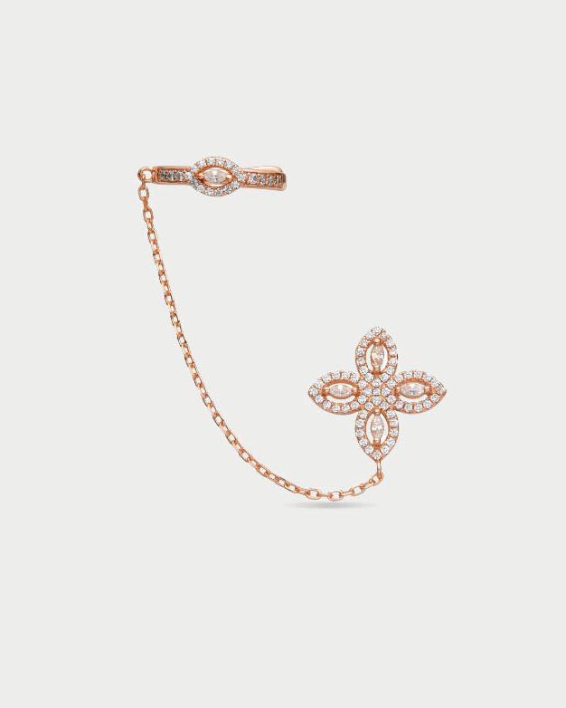 Mono boucle Fleur Éternelle - ROSE