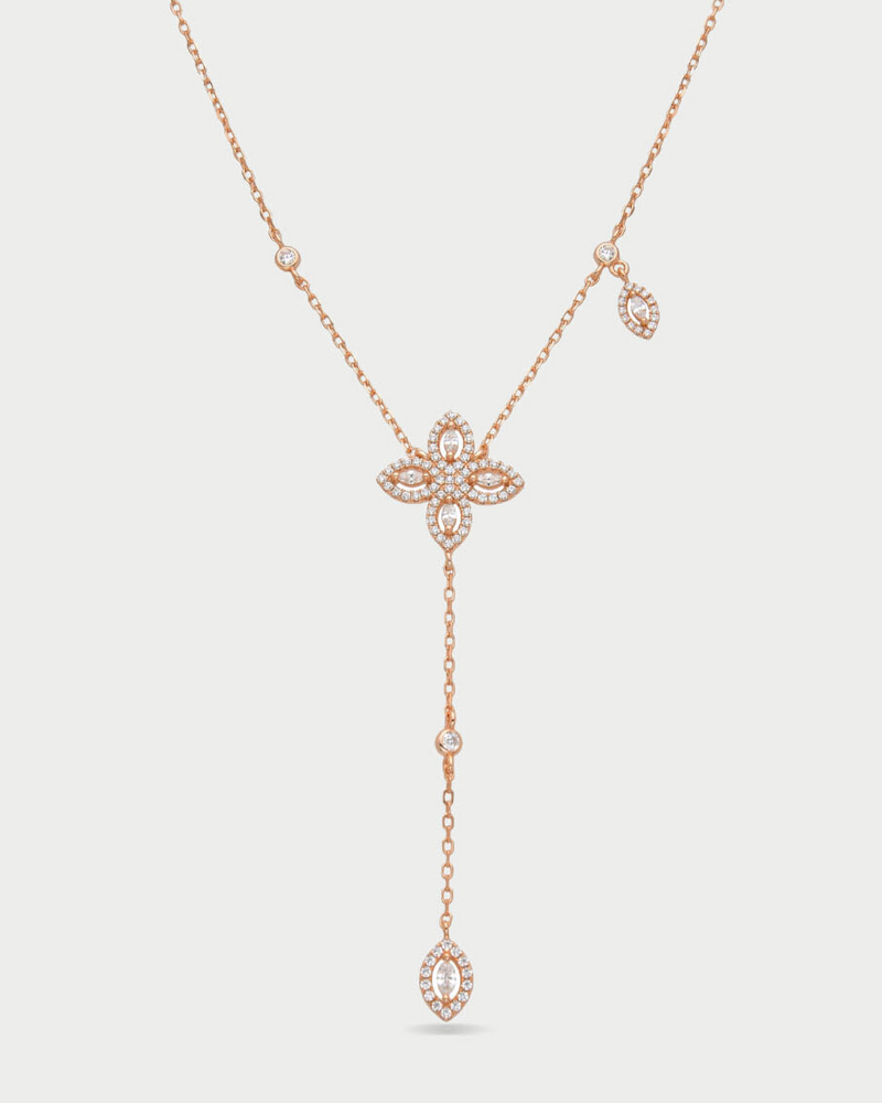 Collier Fleur Éternelle - ROSE