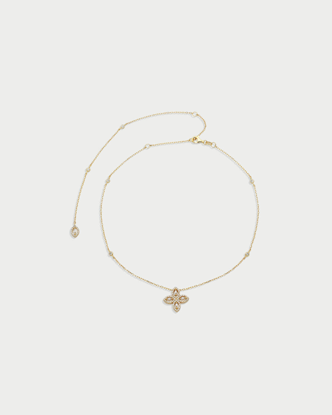 Choker dos nu Fleur de vie - DORÉ