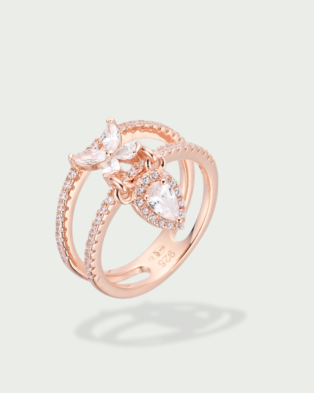 Bague Papillon – ROSE