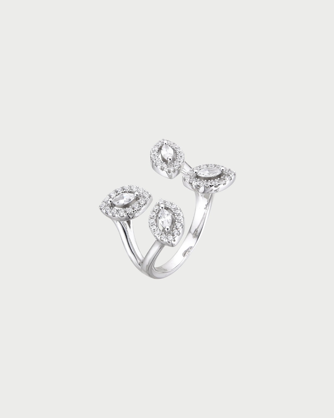 Bague Fleur éternelle - BLANC
