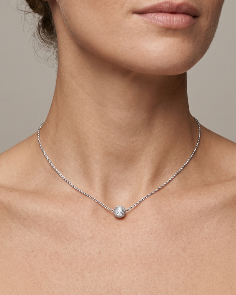Collier Atlas - BLANC