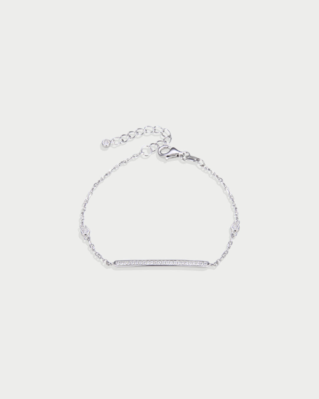 Bracelet barrette Intemporel - BLANC