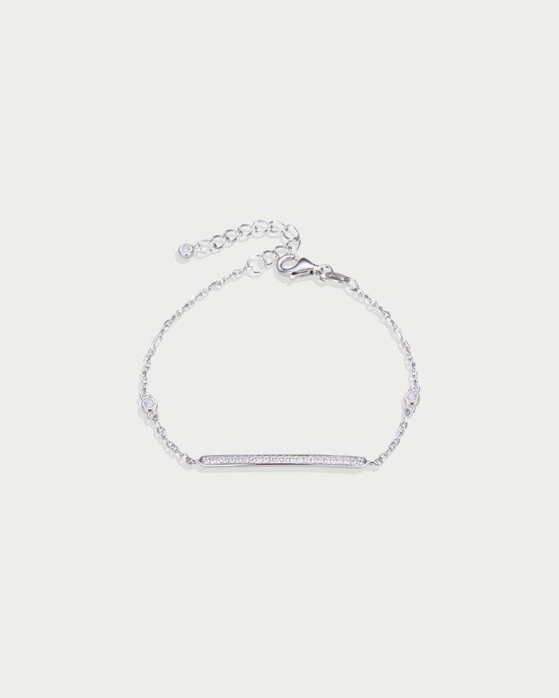 Timeless barrette bracelet - WHITE