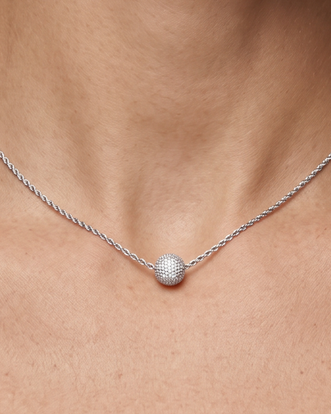 Collier Atlas - BLANC