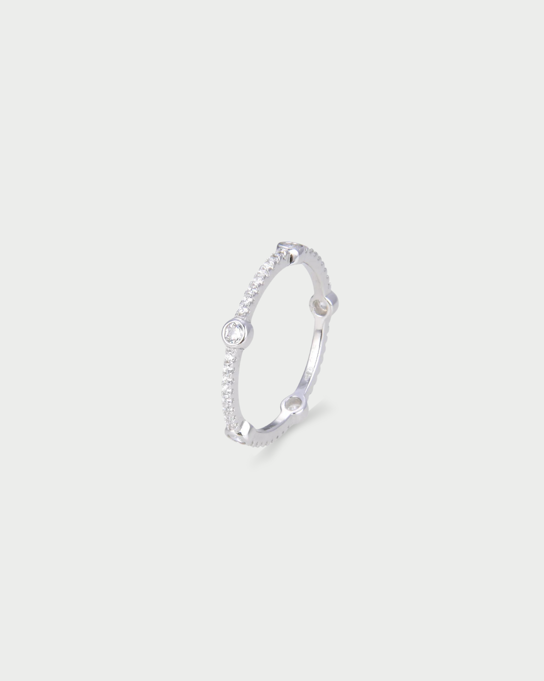 Bague anneau pur Intemporel  - BLANC