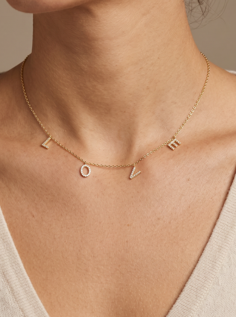 Collier LOVE - DORÉ