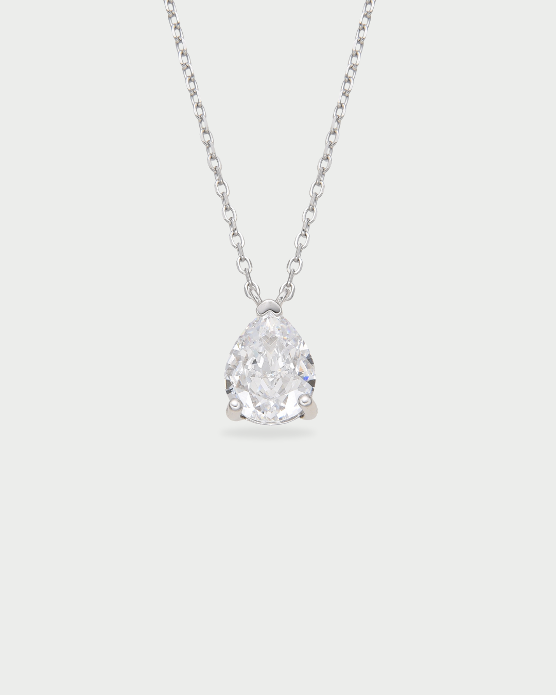 Collier chaîne Éclat XL - BLANC