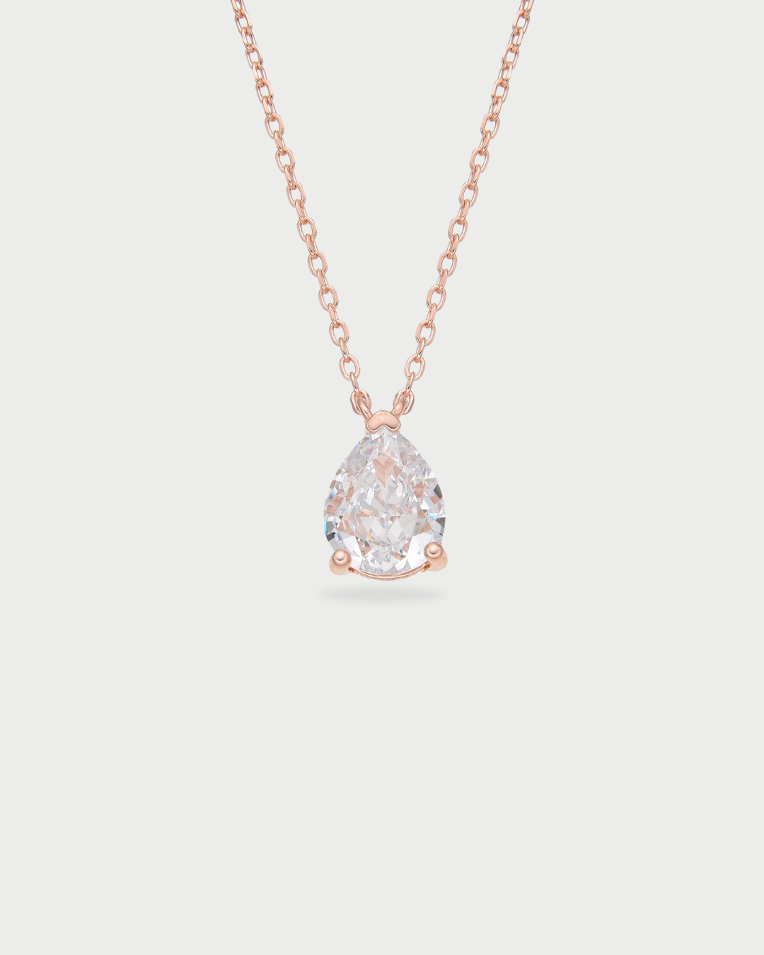 Collier chaîne Éclat XL - ROSE