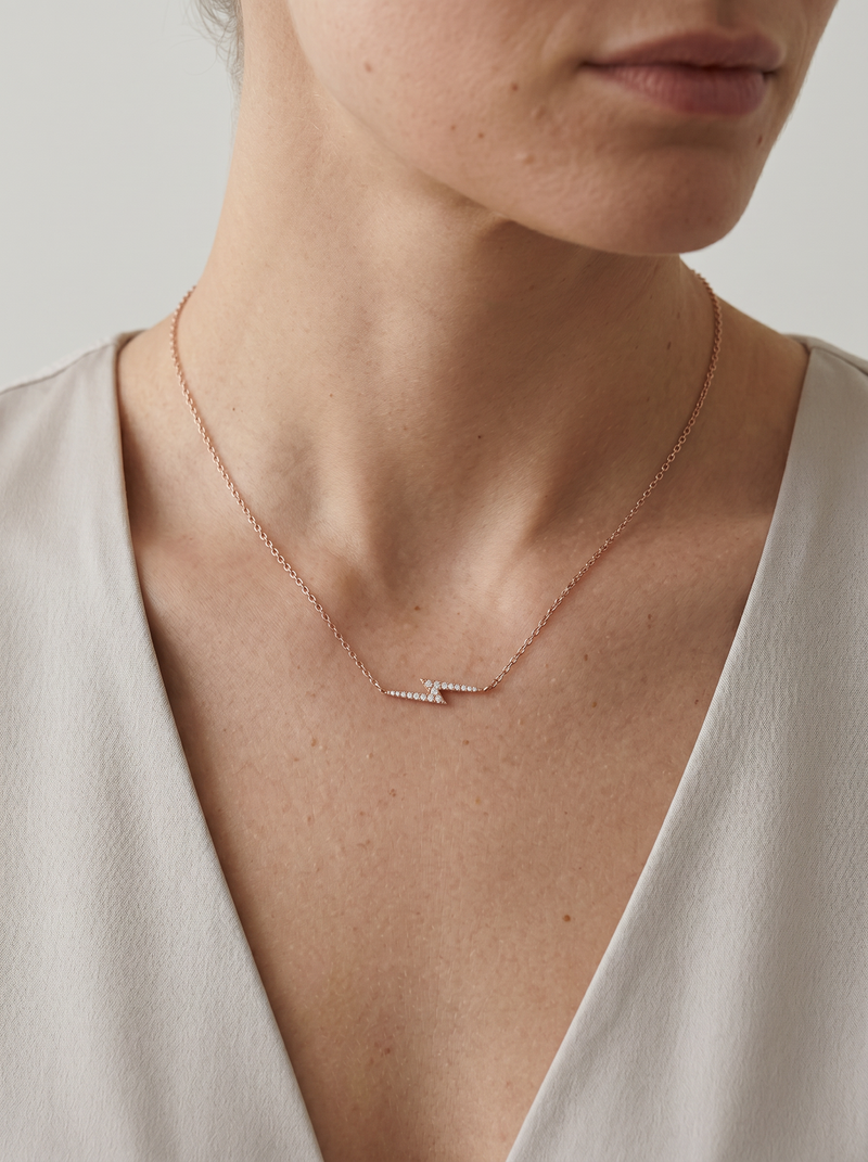 Collier Éclair - ROSE