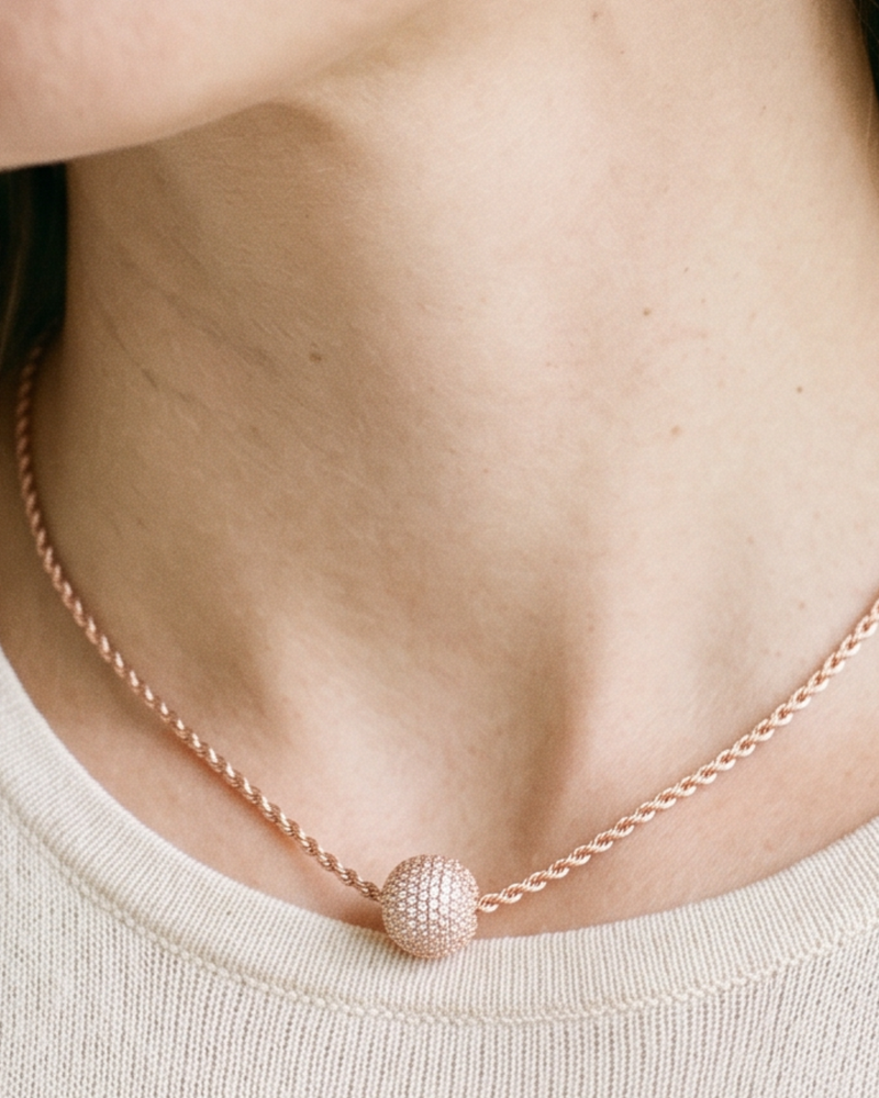 Collier Atlas - ROSE