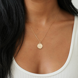 Simple Heart Medal size S - Genuine Onyx
