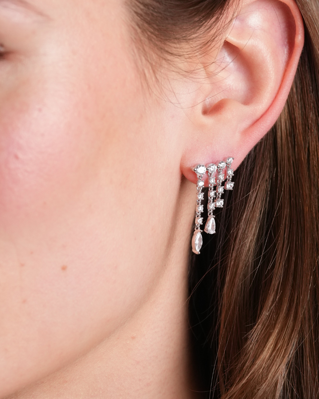 Éclat River Earrings - WHITE 