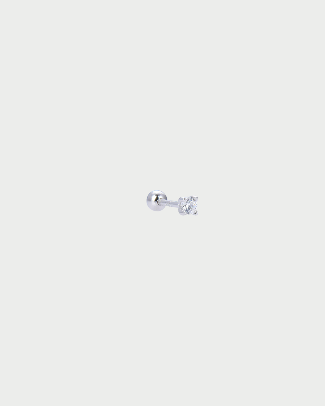Piercing simple Intemporel - BLANC