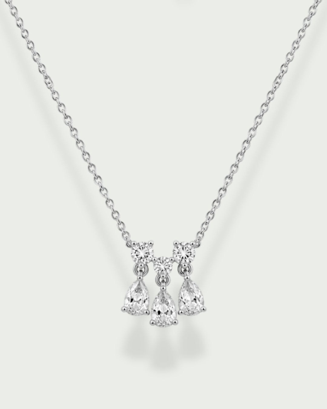 Collier Pear Glow Mini- BLANC