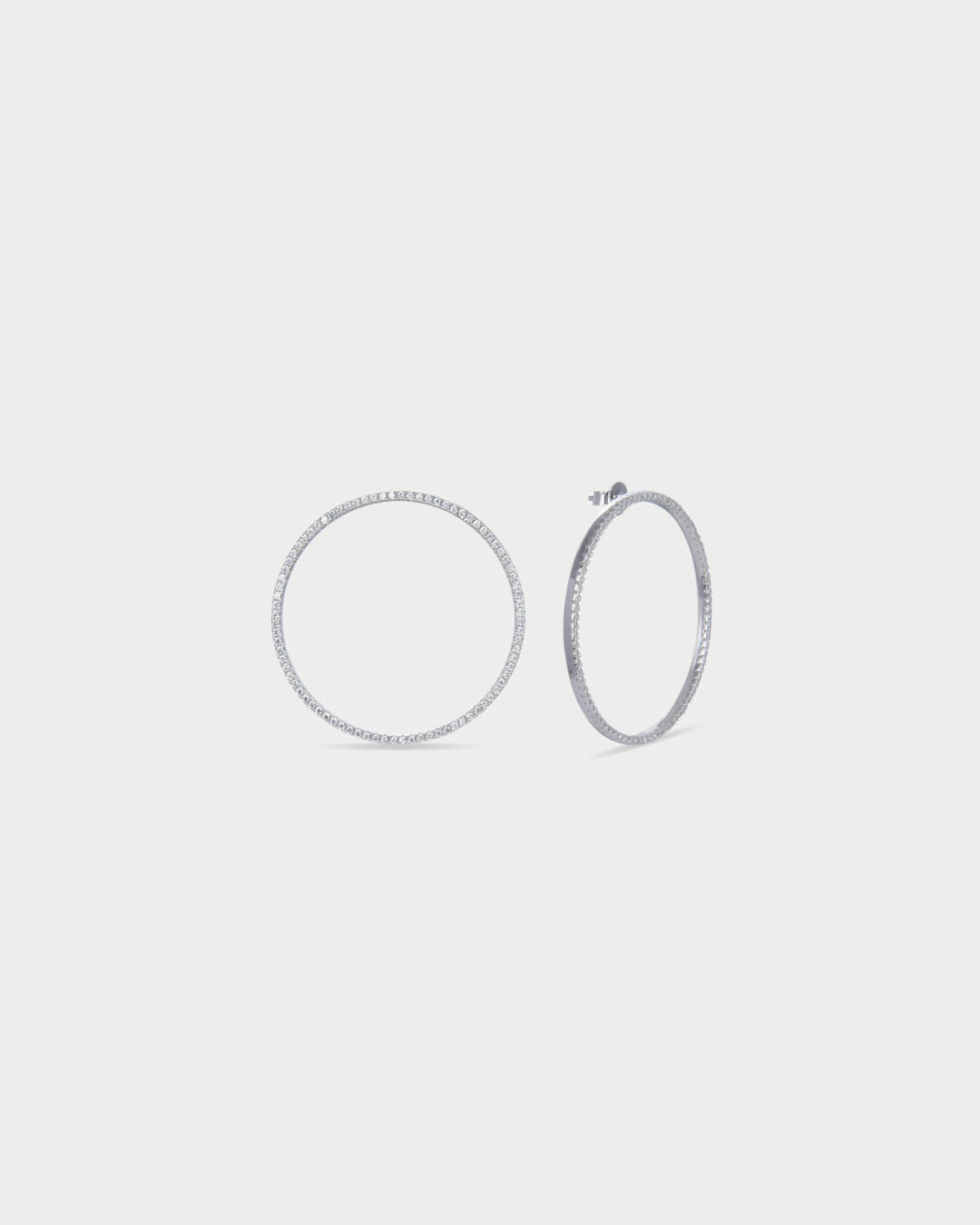 Boucles d'oreilles sphères Intemporel - BLANC