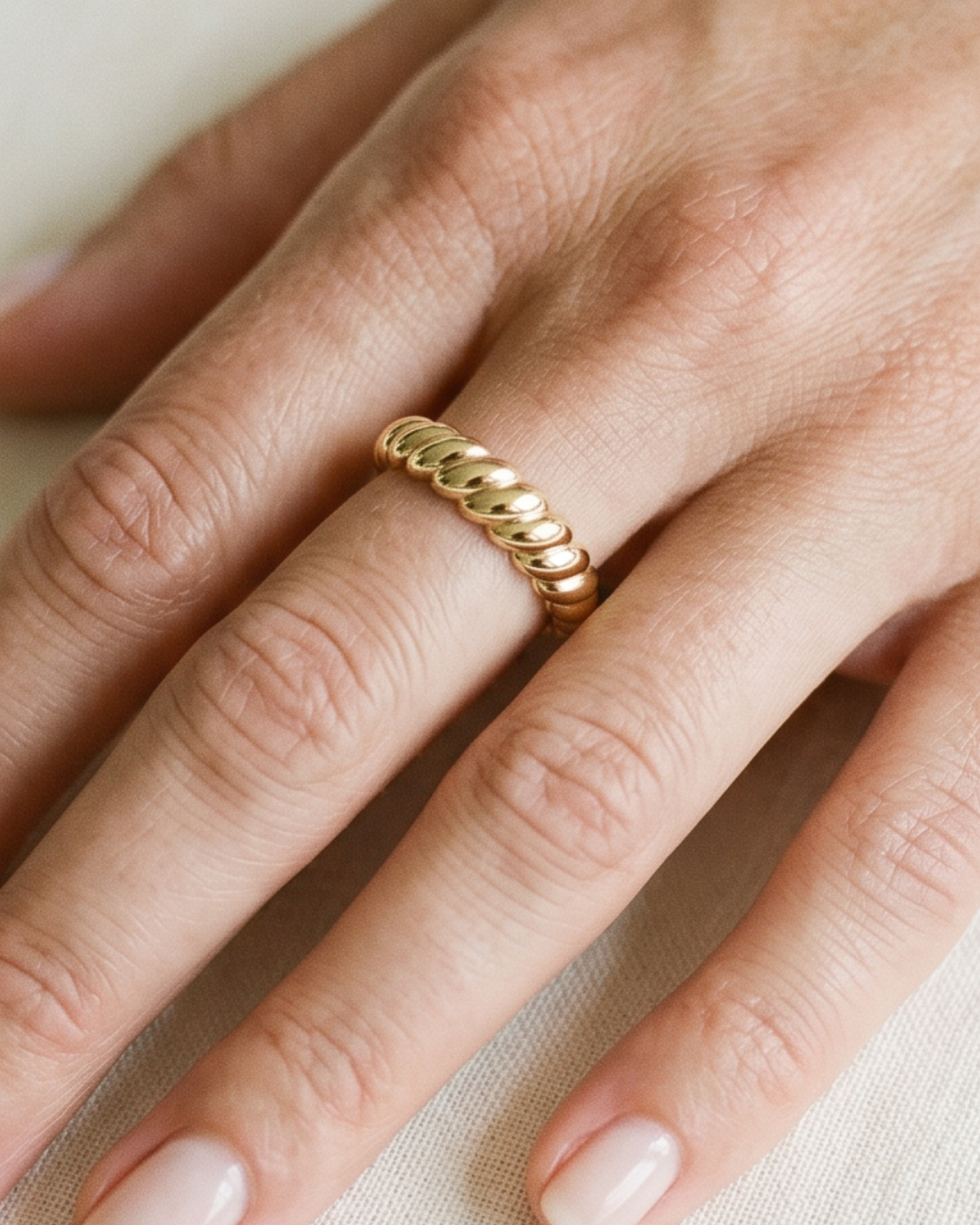 Bague torsade Boost - DORÉ