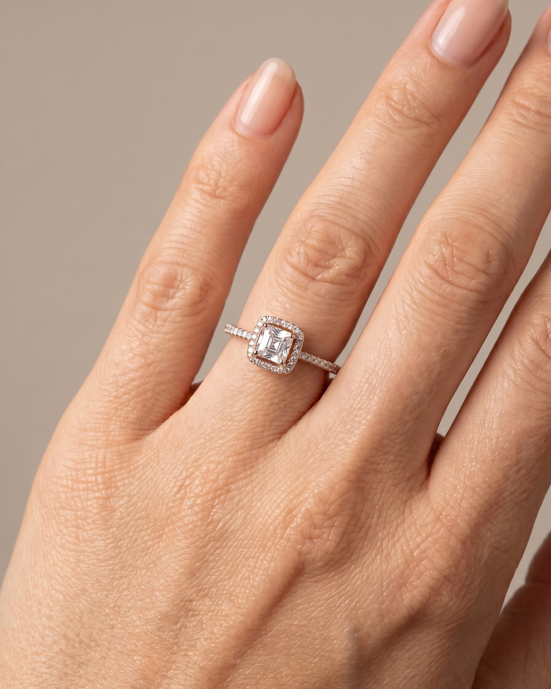 Bague Infini Carré - ROSE