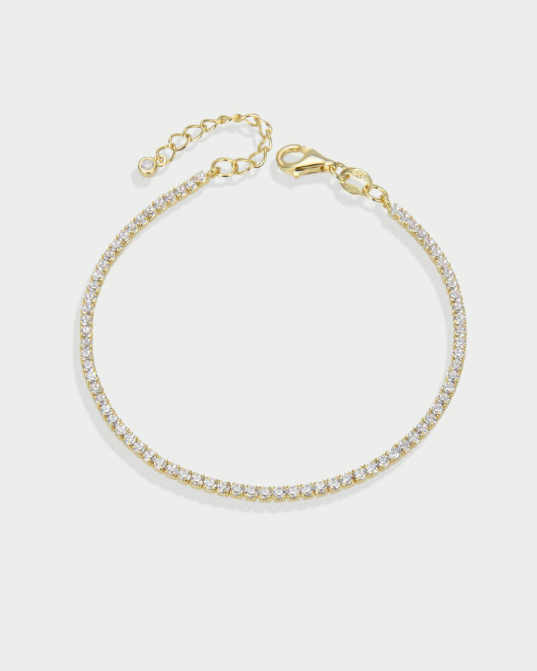 Timeless tennis bracelet - GOLD 
