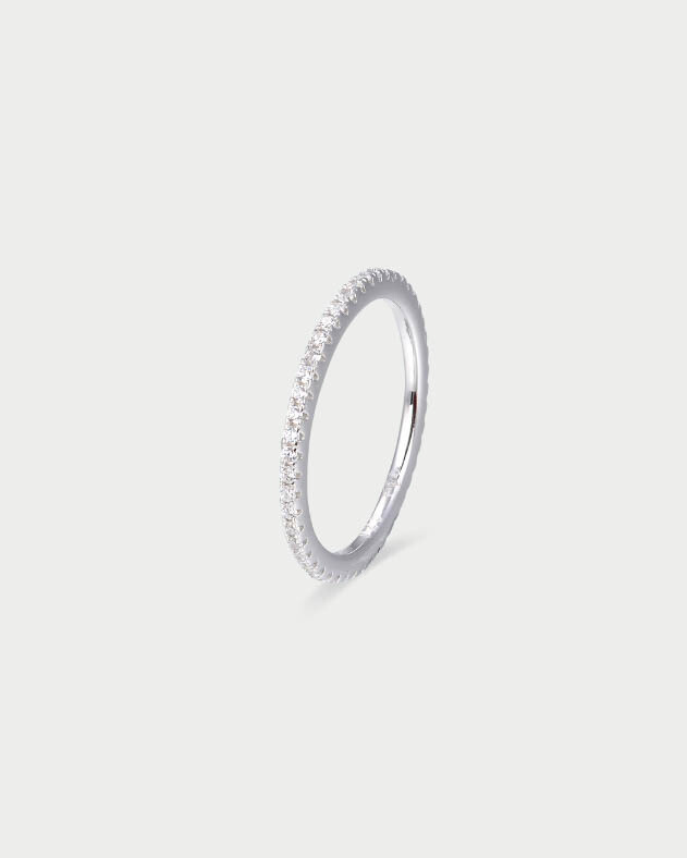 Bague anneau Intemporel - BLANC