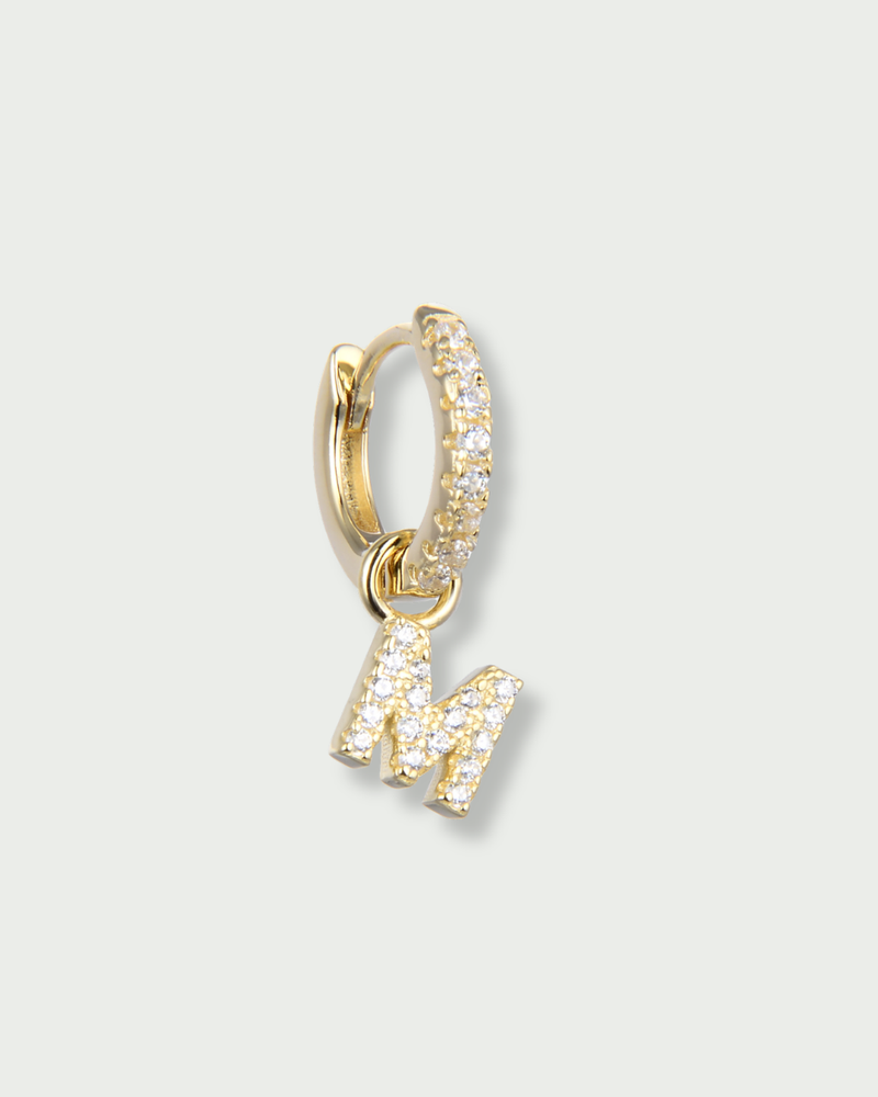 Mini Creole Hoop Earrings M - GOLD 