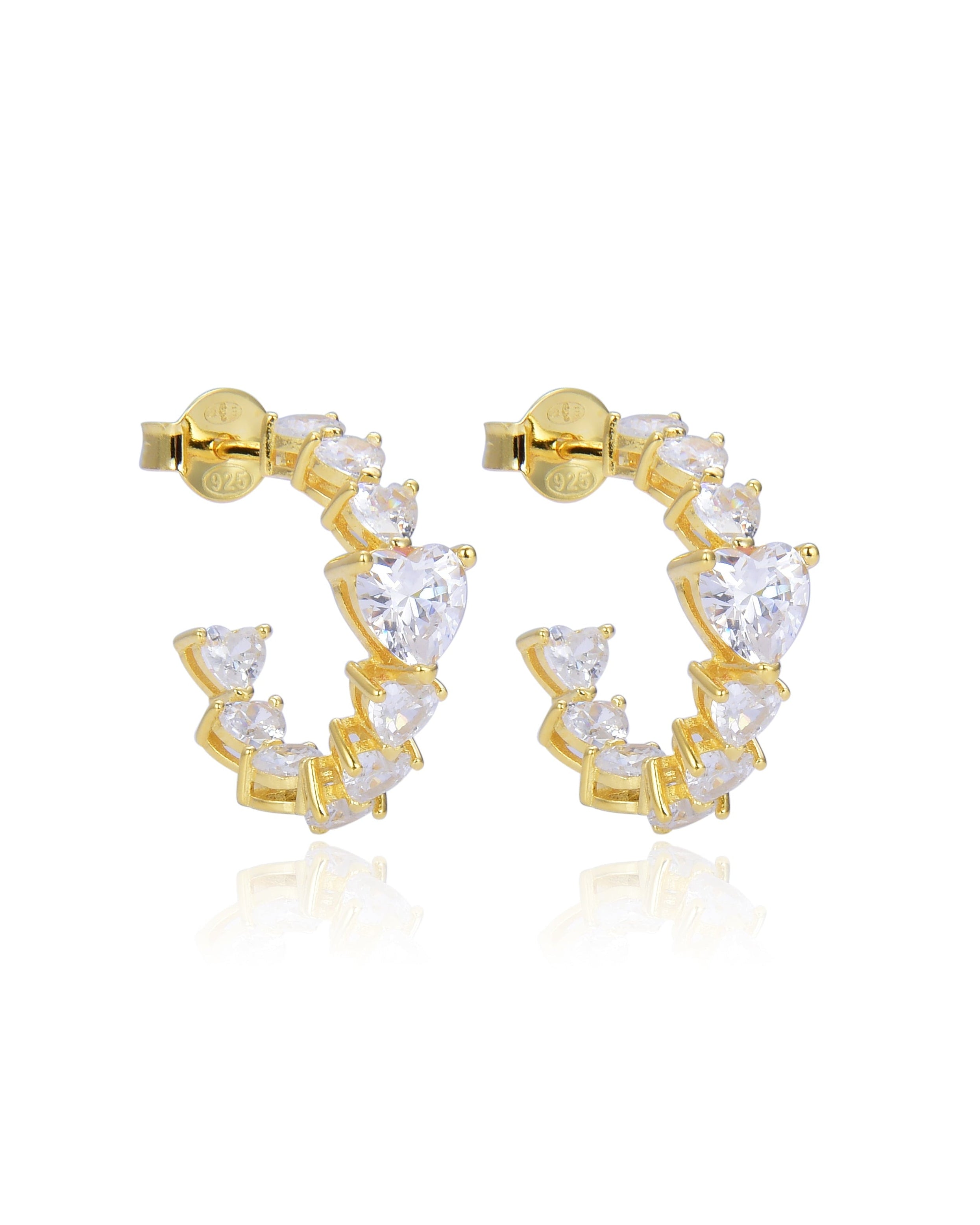 Créoles My Glow Coeur - DORÉ