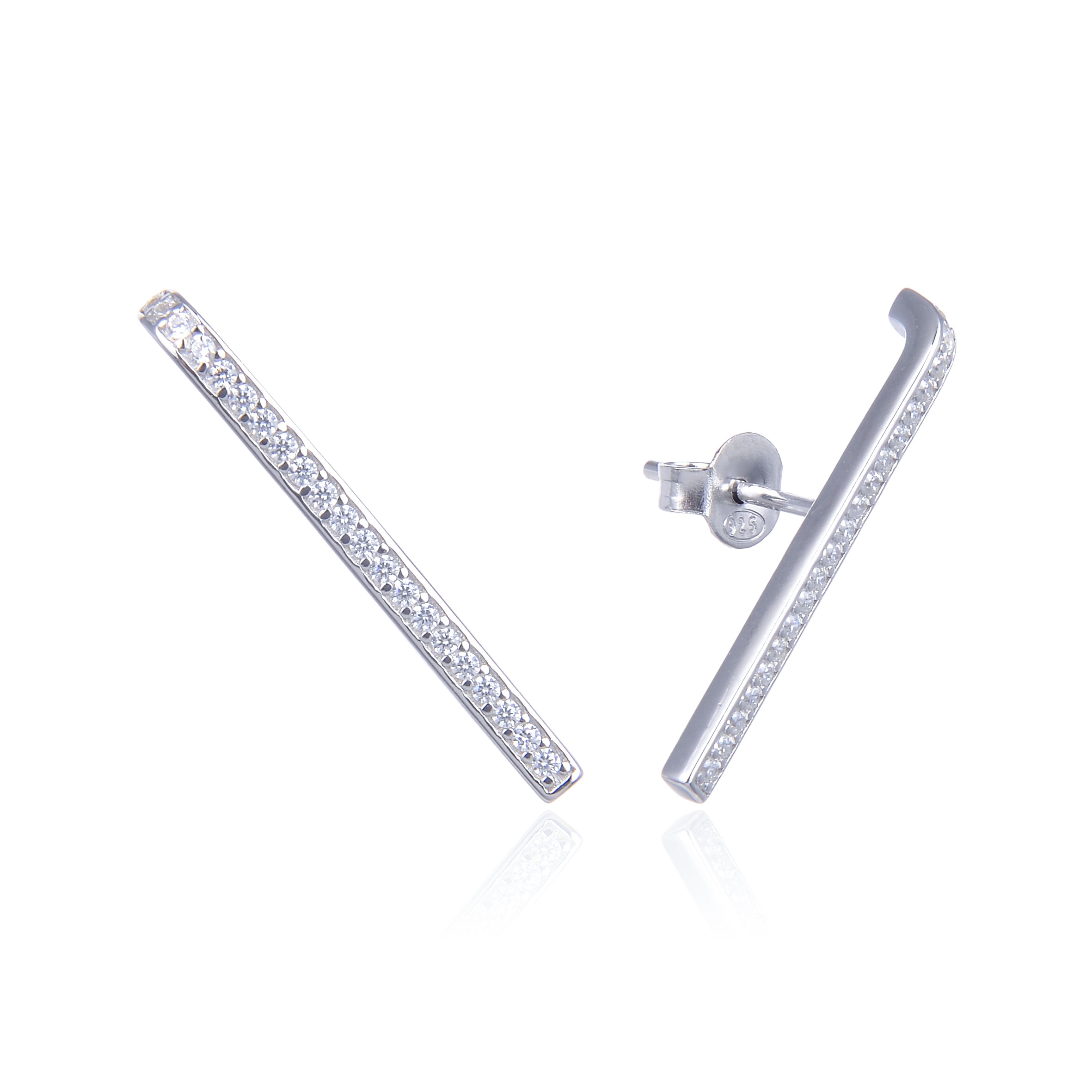 Boucles d'oreilles sticks - BLANC