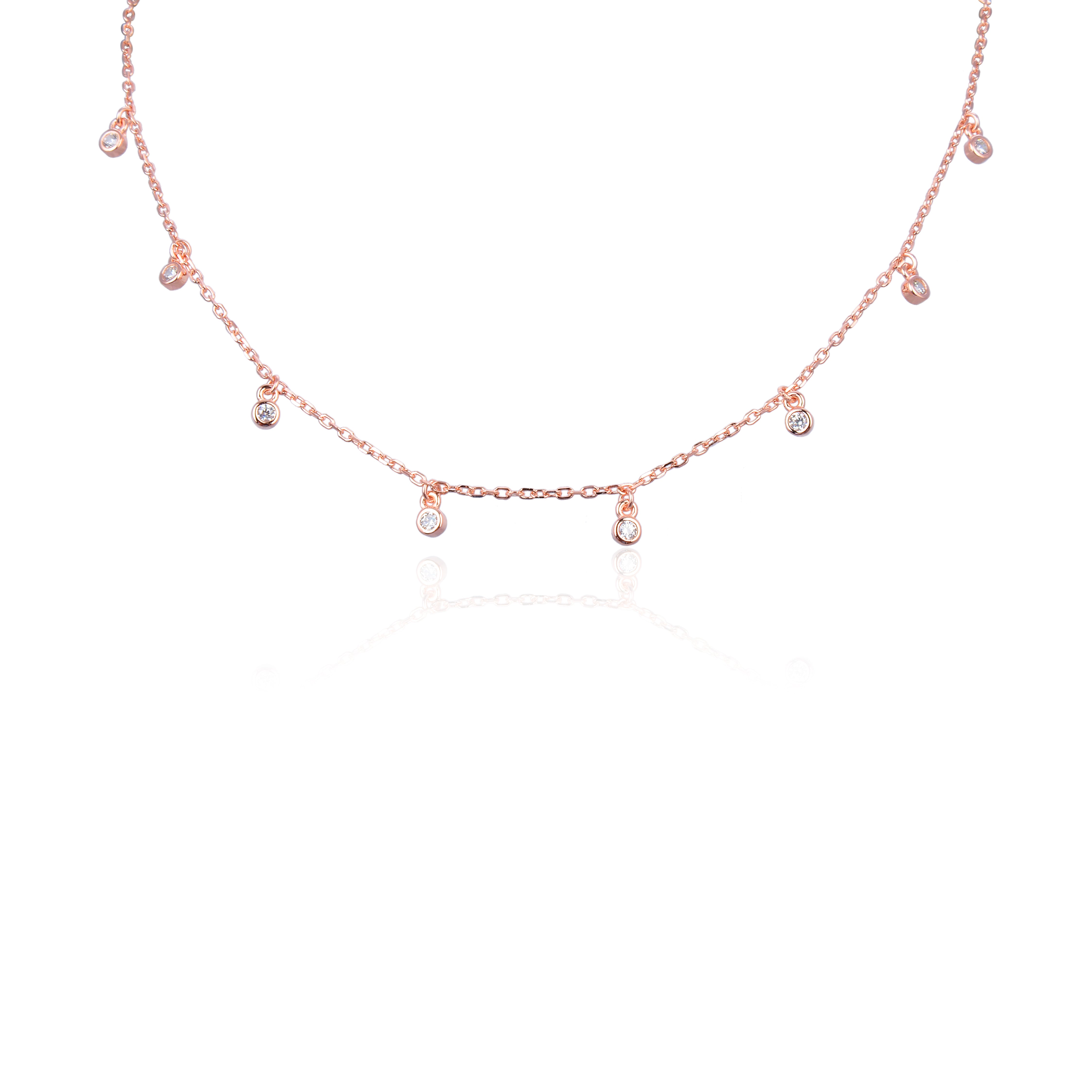 Choker serti clos - ROSE