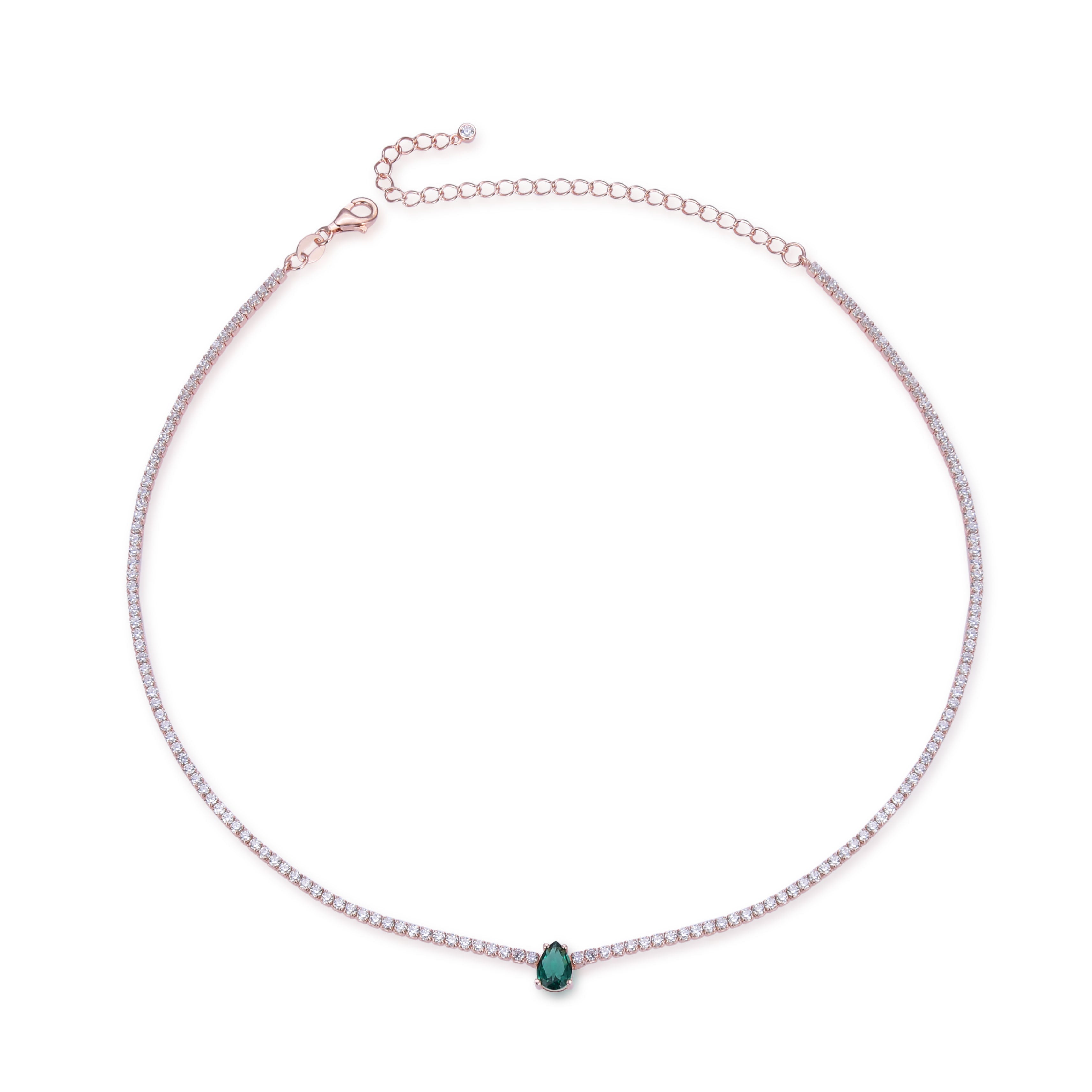 Collier Éclat vert - ROSE
