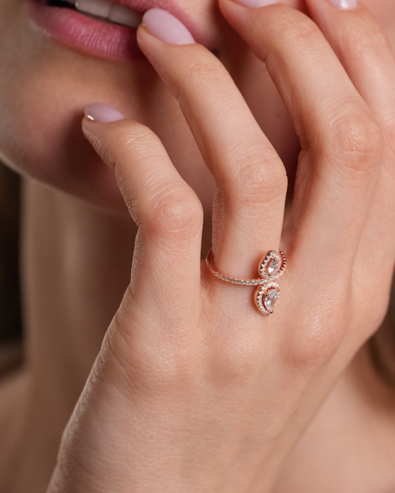 Bague opposite Gala - ROSE