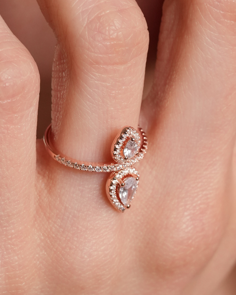 Bague opposite Gala - ROSE