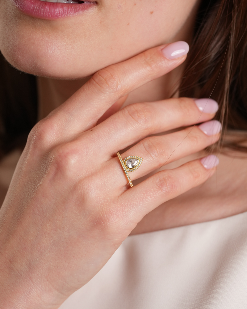 Bague poire Gala - DORE