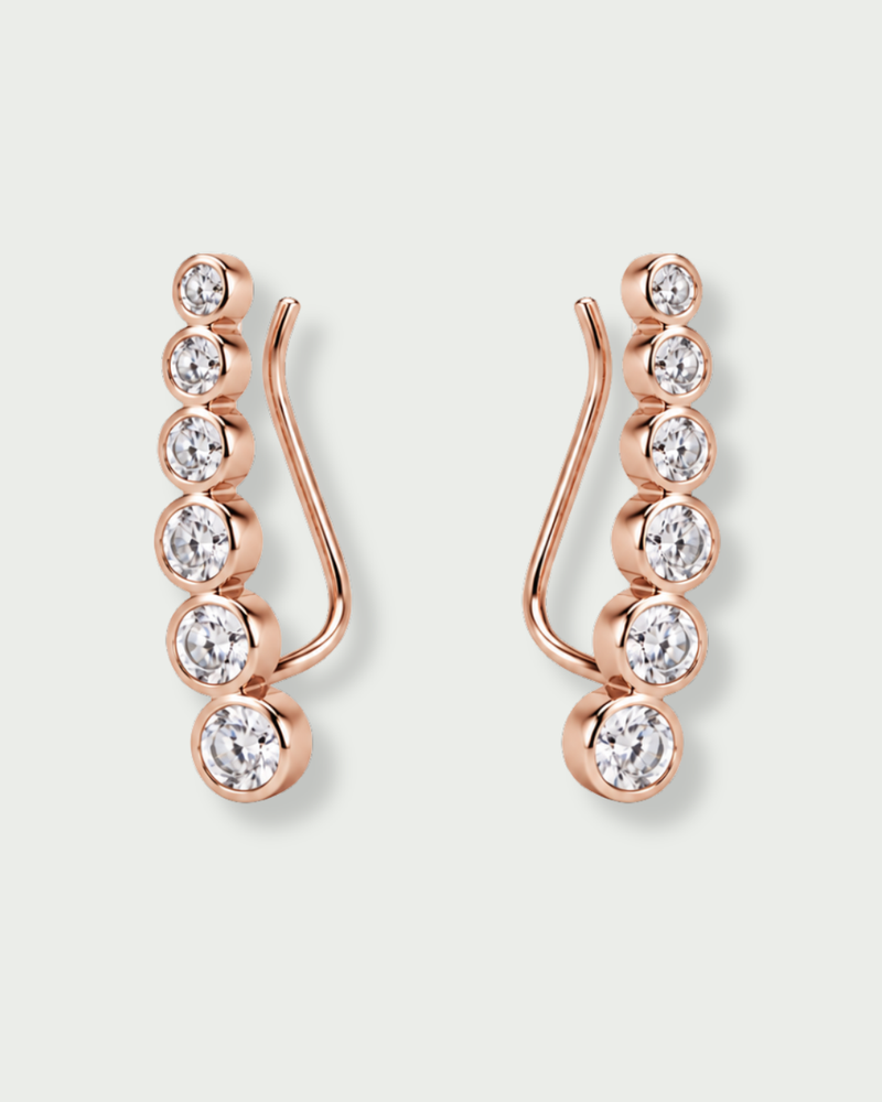 Boucles d'oreille Comète - ROSE