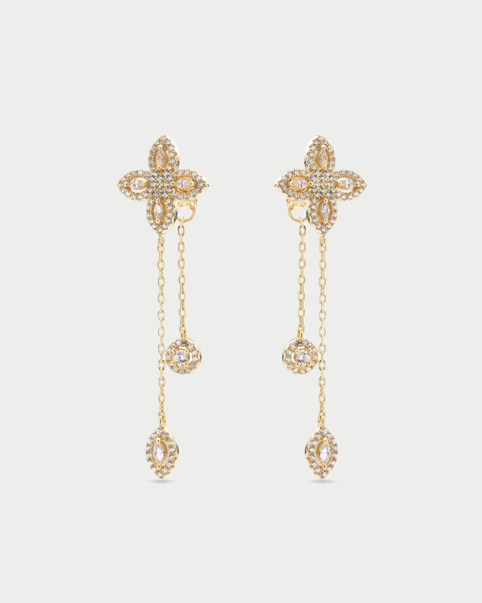 Boucles D'oreilles Pendantes En Filigrane Double Disque - Style Bohème Pour Femmes Et Filles - Argenté Ou Doré