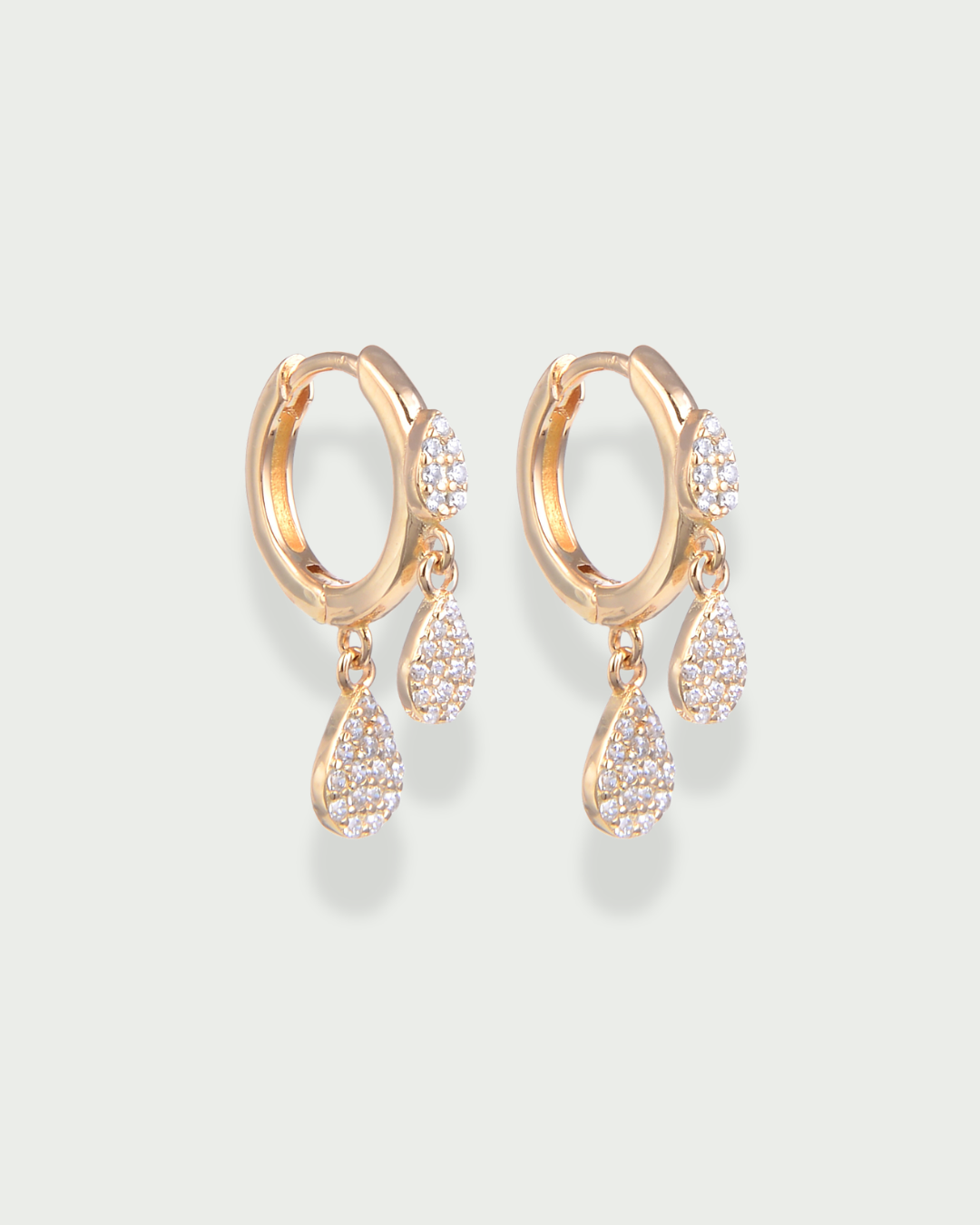 Boucles d'oreille Drops - DORÉ