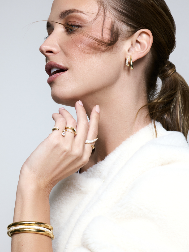 Boules d'oreilles Shape - BLANC