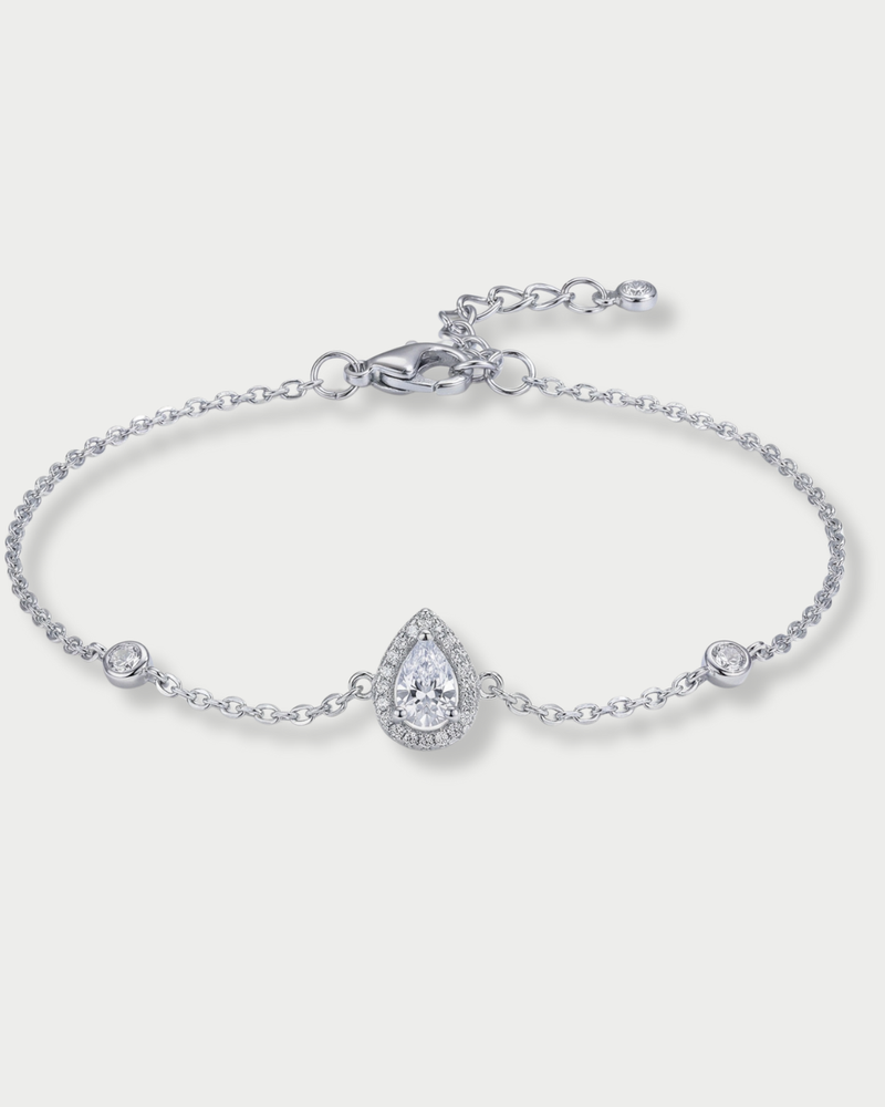 Infinity Pear Bracelet - WHITE