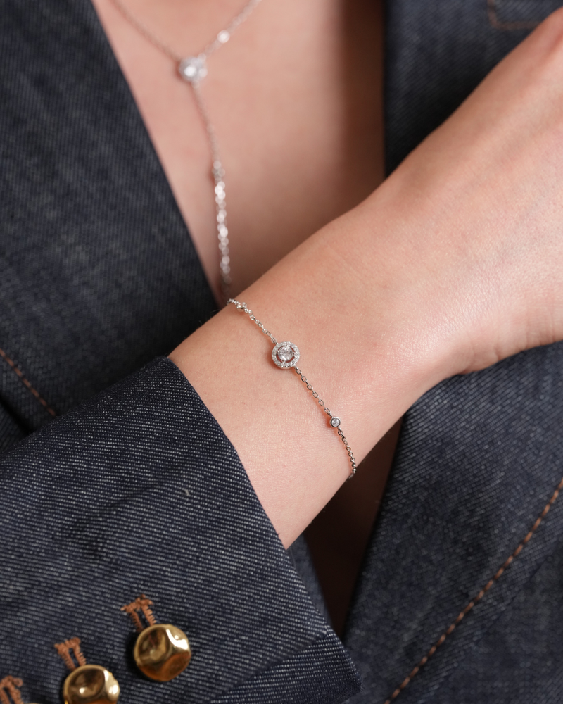 Bracelet Infini Rond - BLANC