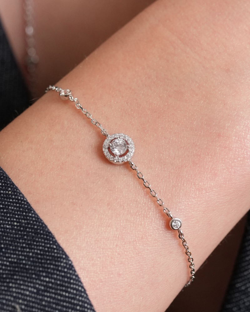 Bracelet Infini Rond - BLANC