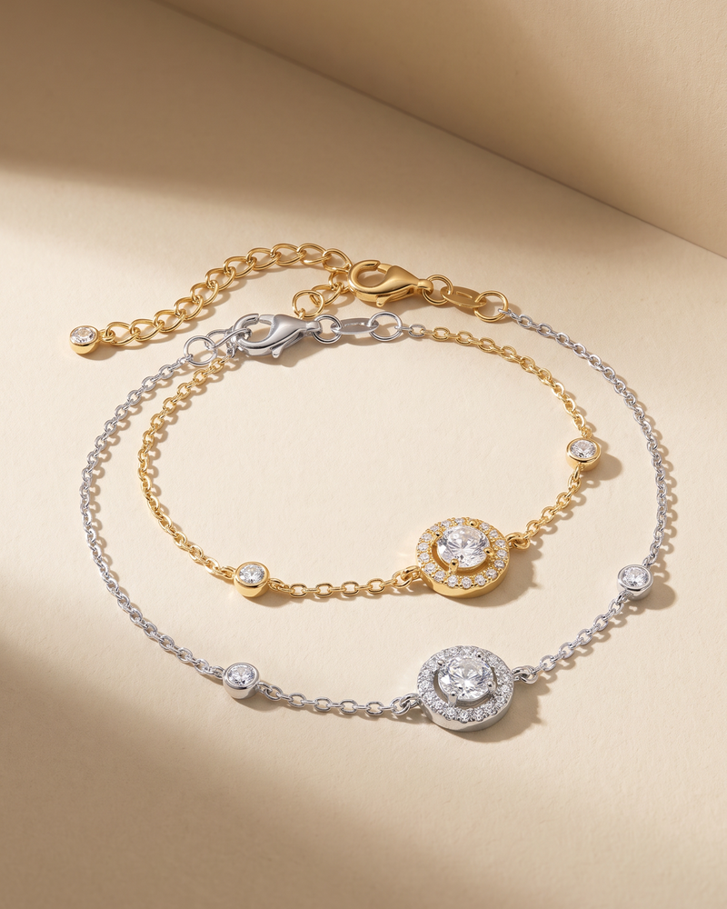 Bracelet Infini Rond - BLANC