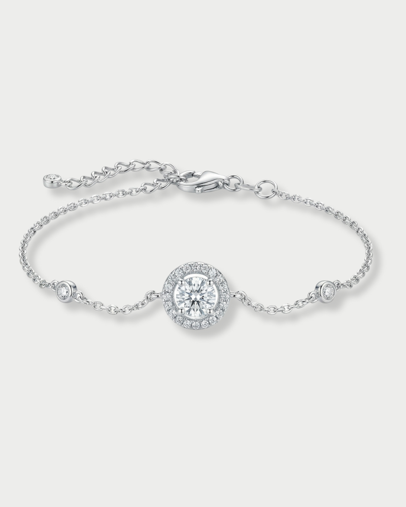 Round Infinity Bracelet - WHITE