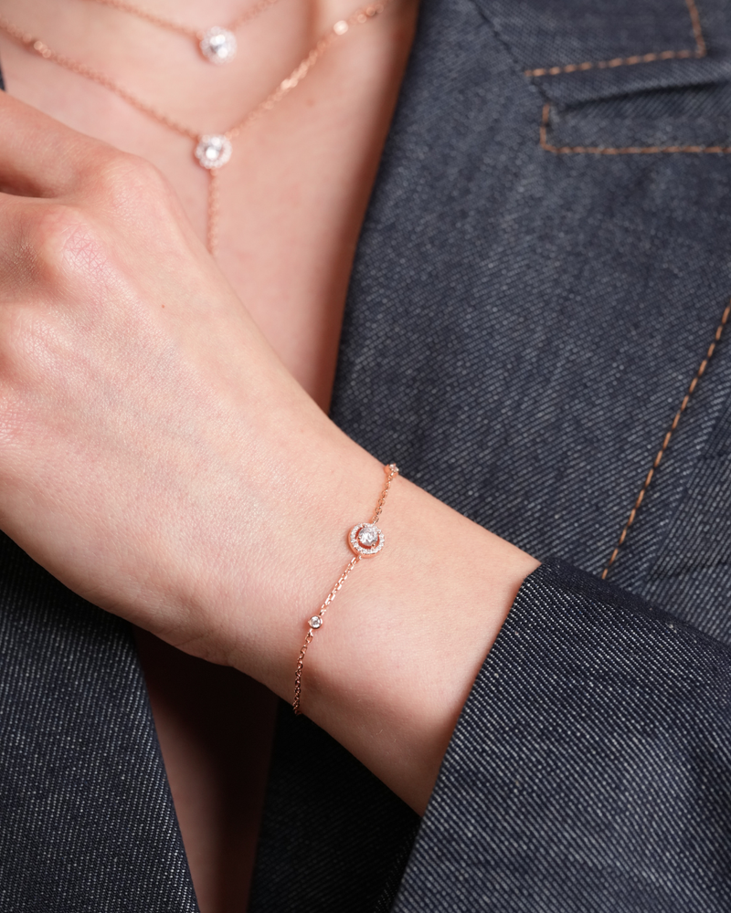 Bracelet Infini Rond - ROSE