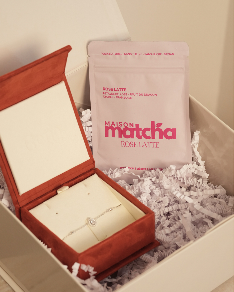 Bracelet + Rose latte vue 2