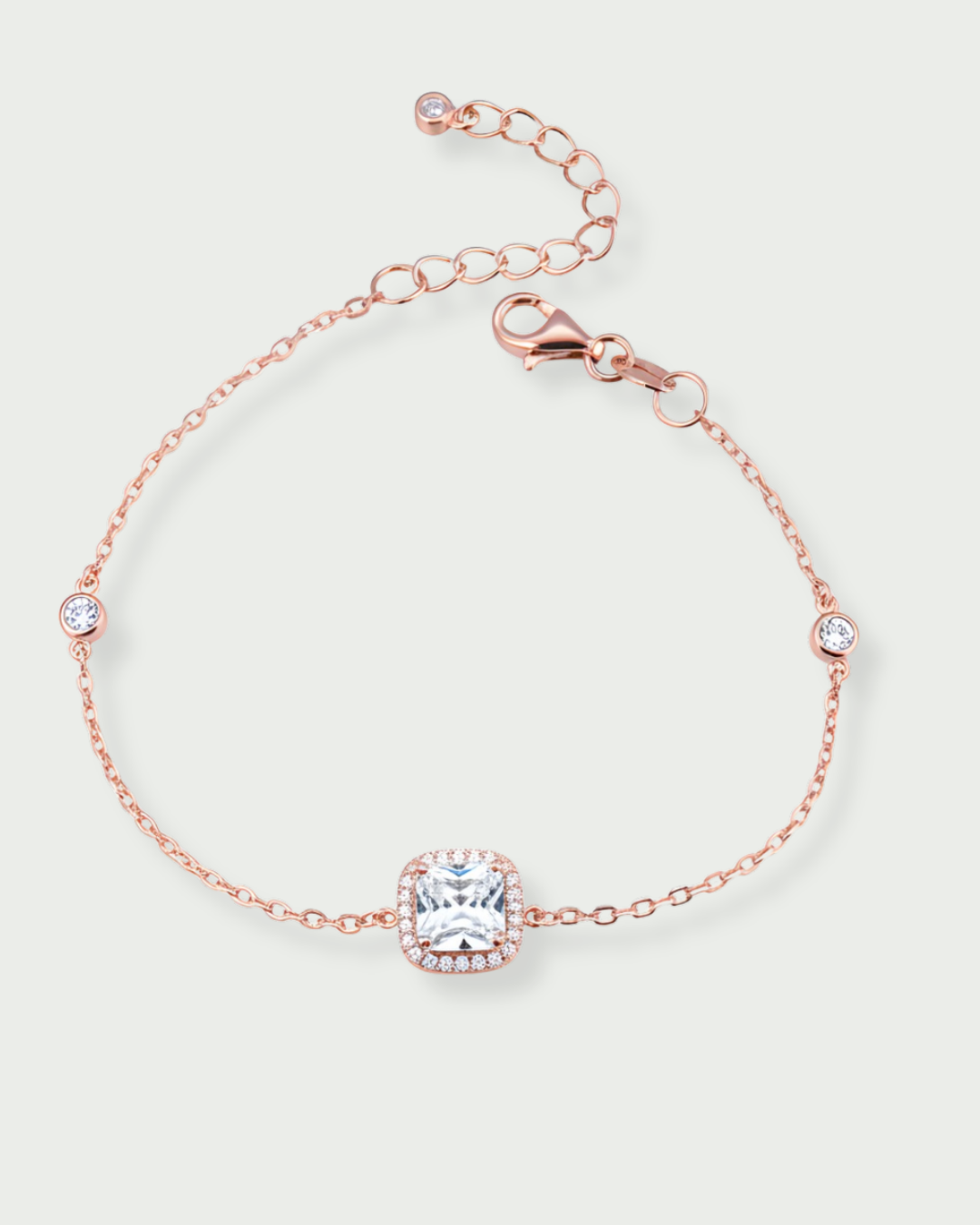 Sweet rectangle bracelet - PINK