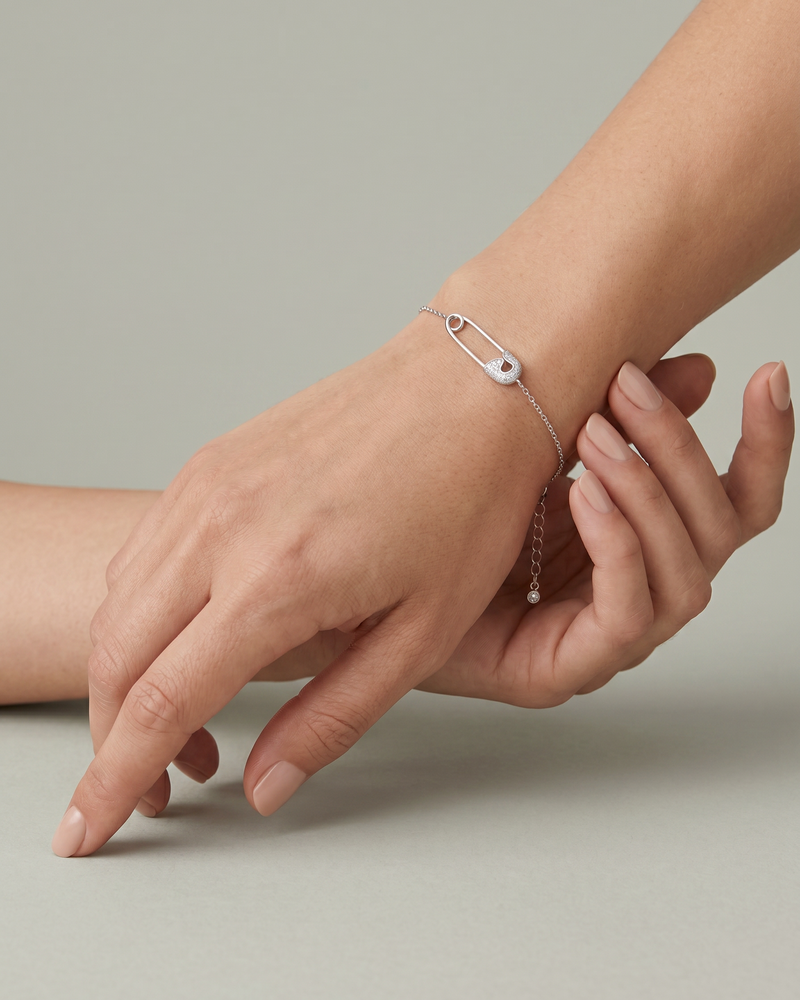 Bracelet Trombone - BLANC